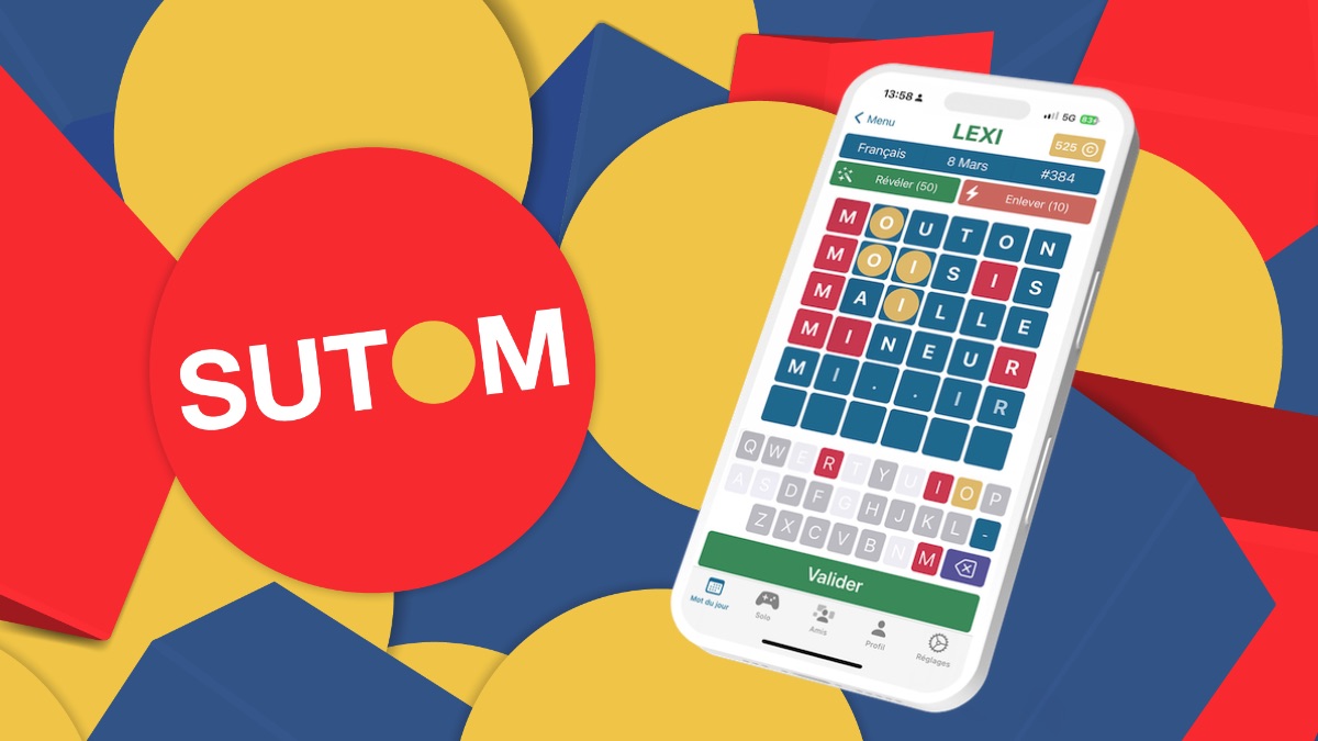 Lexi sutom wordle francais sur mobile